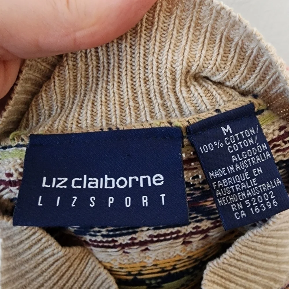 Vintage Liz Claiborne Aztec Print Sweater M